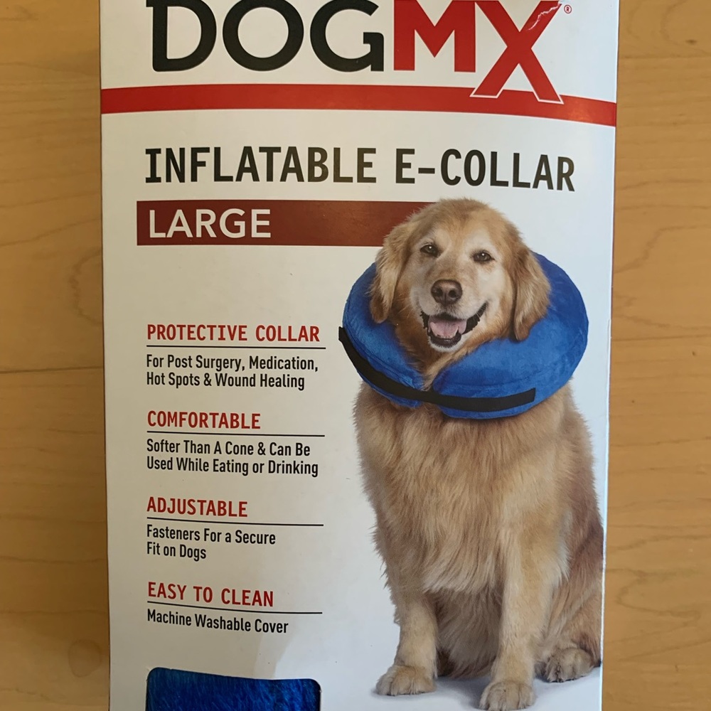 Dog MX inflatable collar